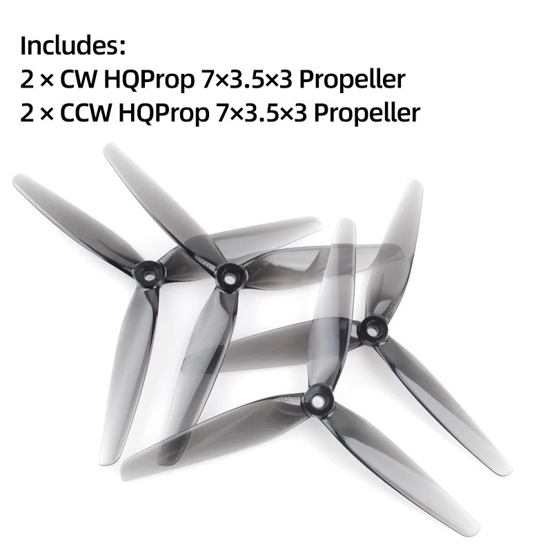 HQProp 7035 7x3.5x3 3-Blade Propellers | 7-Inch FPV Drone Props