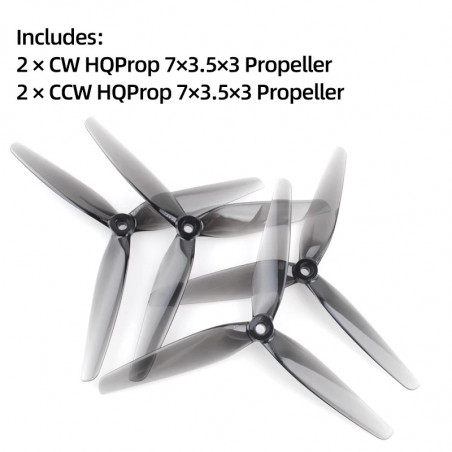 HQProp 7035 7x3.5x3 3-Blade Propellers | 7-Inch FPV Drone Props