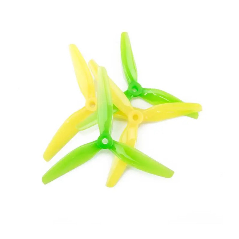 HQProp Ethix S4 Lemon Lime 5.1" Propellers | FPV Drone Props HQProp Ethix S4 Lemon Lime 5.1" Propellers | FPV Drone Props