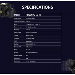 RunCam Phoenix 2 SE | Special Edition Low-Light FPV Camera