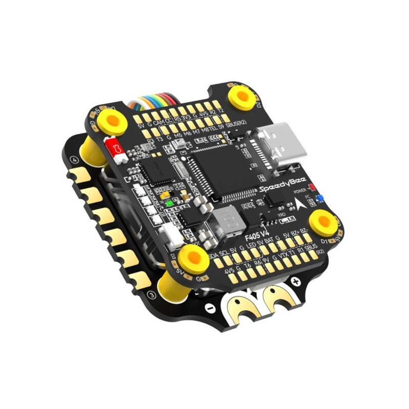 SpeedyBee F4 V4 Stack - F405 V4 FC  55A/60A BLHeli_S 4-in-1 ESC - 30x30