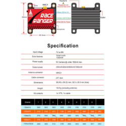 AKK Race Ranger 1600mW Long Range FPV VTX | 5.8GHz Smart Audio