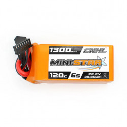 CNHL MiniStar 1300mAh 6S 120C LiPo Battery | China Hobby Line
