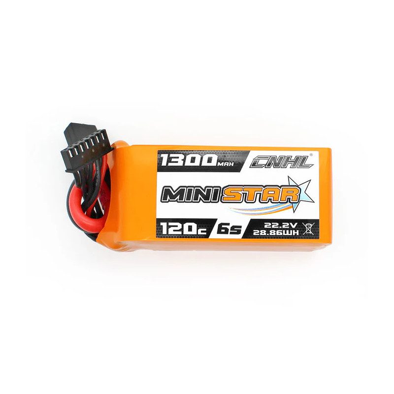 CNHL MiniStar 1300mAh 6S 120C LiPo Battery | China Hobby Line CNHL MiniStar 1300mAh 6S 120C LiPo Battery | China Hobby Line