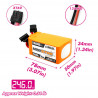 CNHL MiniStar 1300mAh 6S 120C LiPo Battery | China Hobby Line