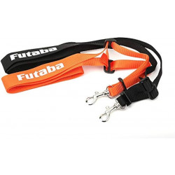 Adjustable RC Transmitter Neck Strap Lanyard (Orange/Black) | JR Futaba FPV